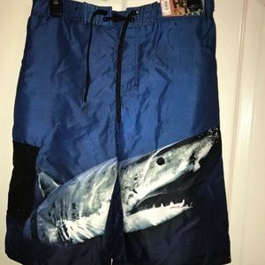 Hang 10 Swim Trunks Board Shorts Boys Large NWT
